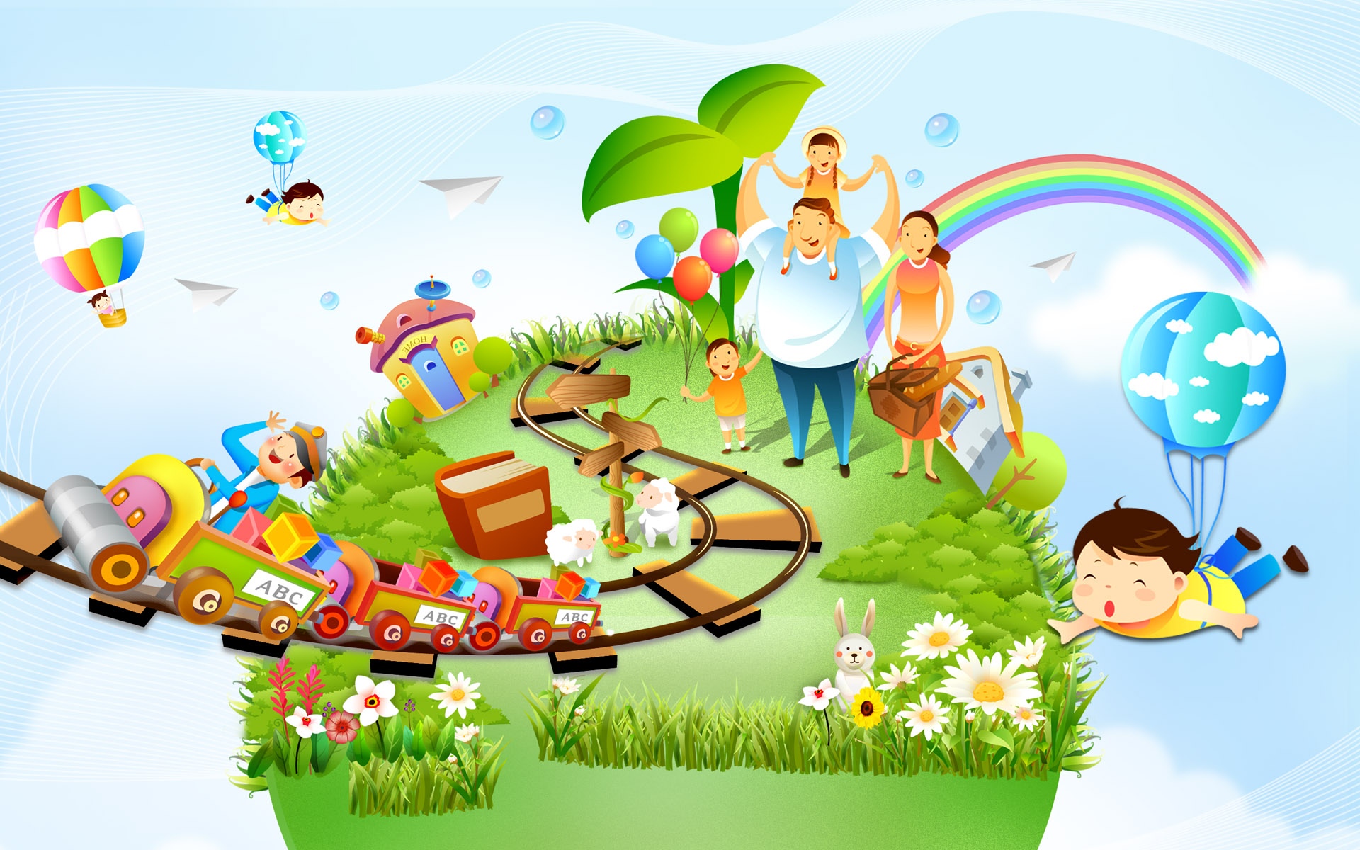 卡通彩绘,高清图片-壁纸族