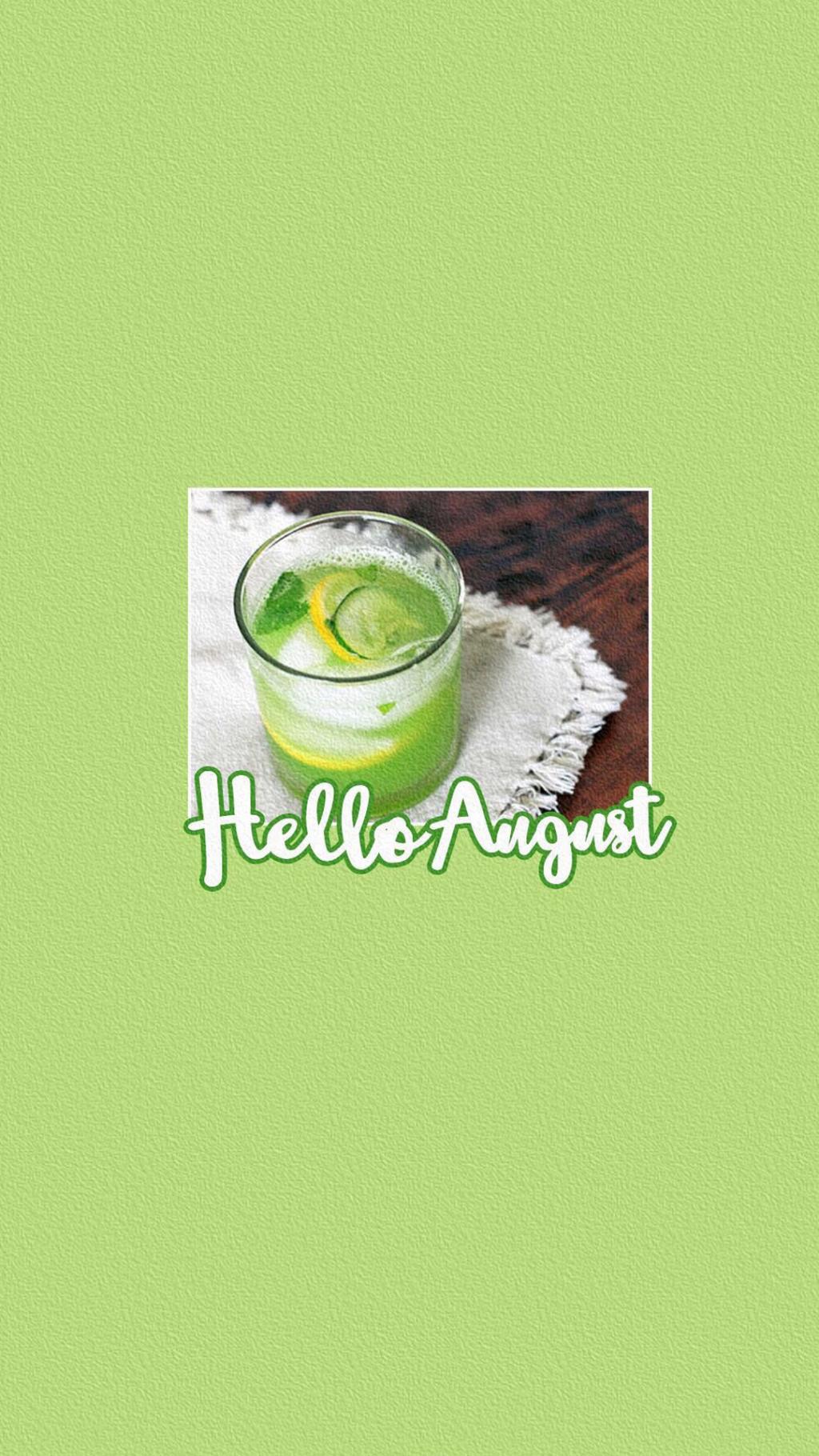 八月你好个性插图