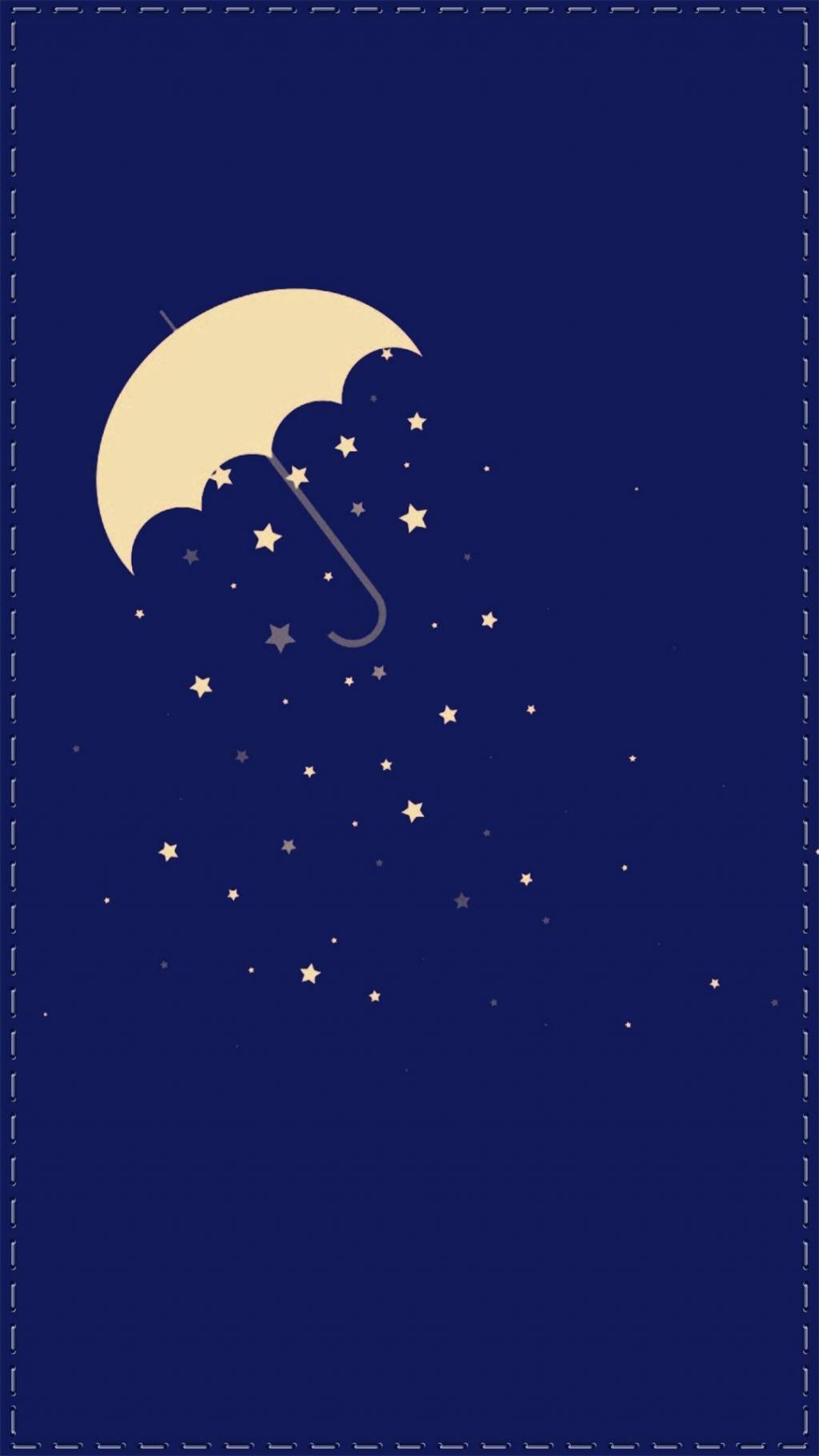 卡通手绘雨伞图片