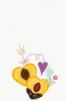 创意手绘卡通水果-1