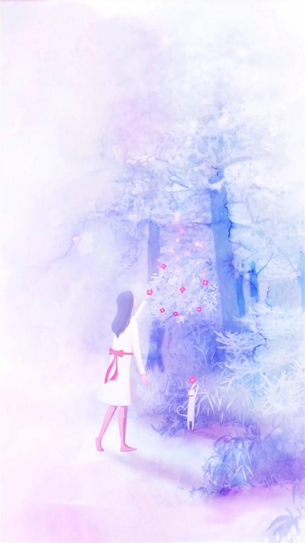 粉色浪漫情侣背景