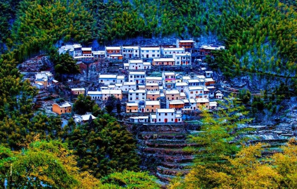 安徽黟县塔川绝美秋色