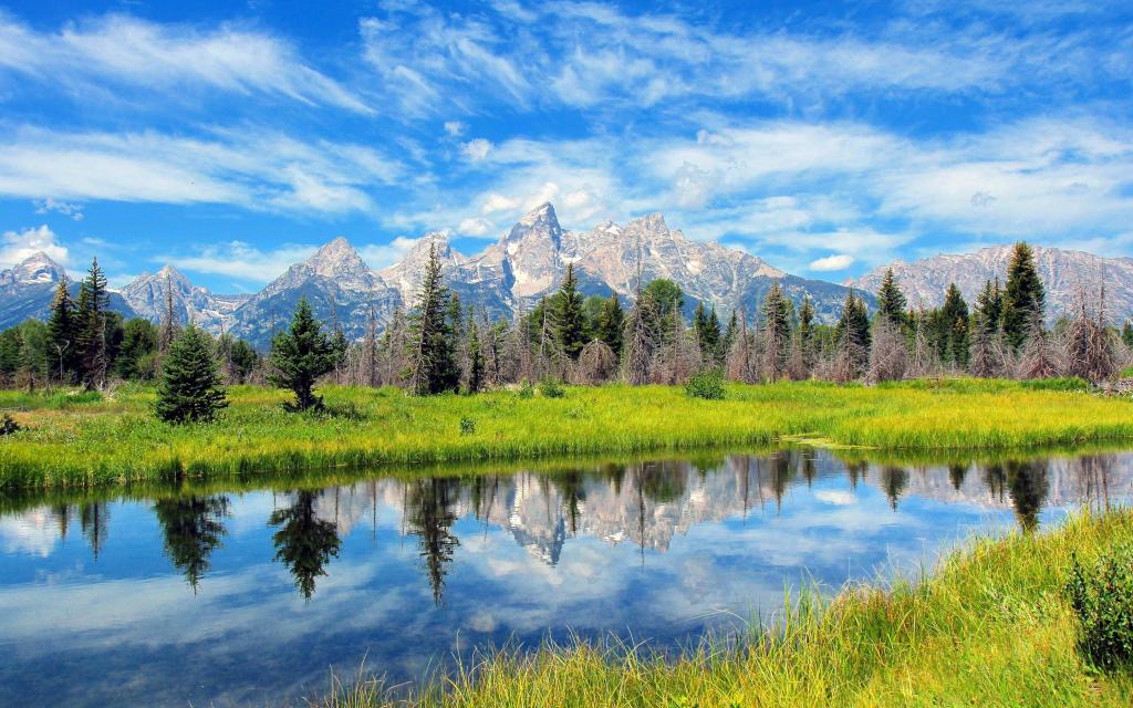 湖光山色自然风光