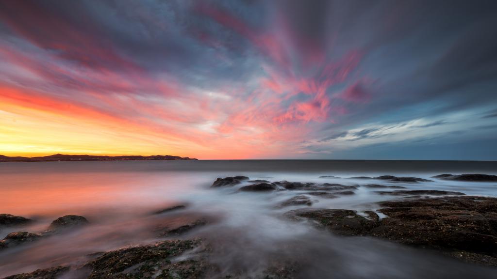 海边礁石岩石自然风景