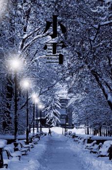 二十四节气小雪自然风光-7