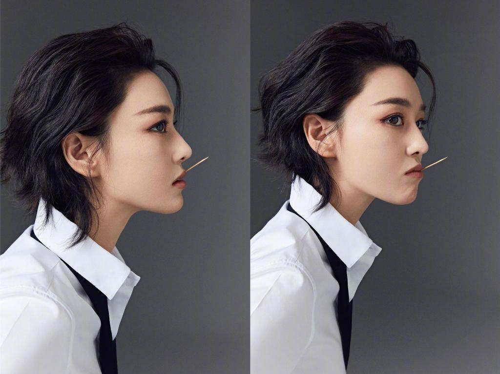 张馨予时尚黑白霸气个人魅力写真