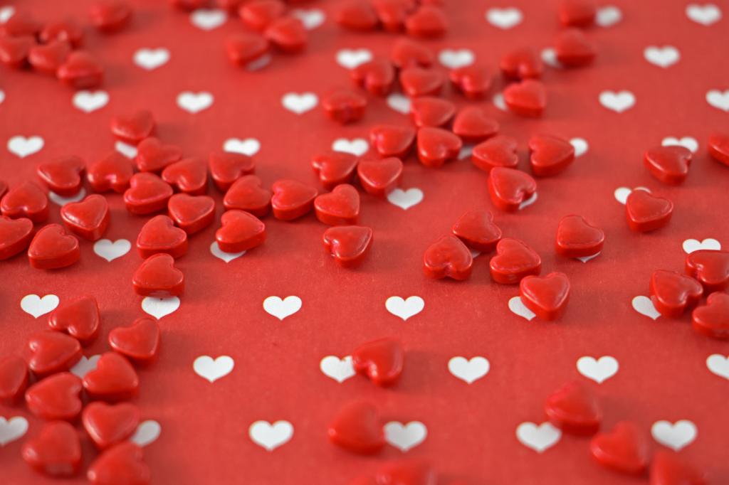 情人节那天的心形静物