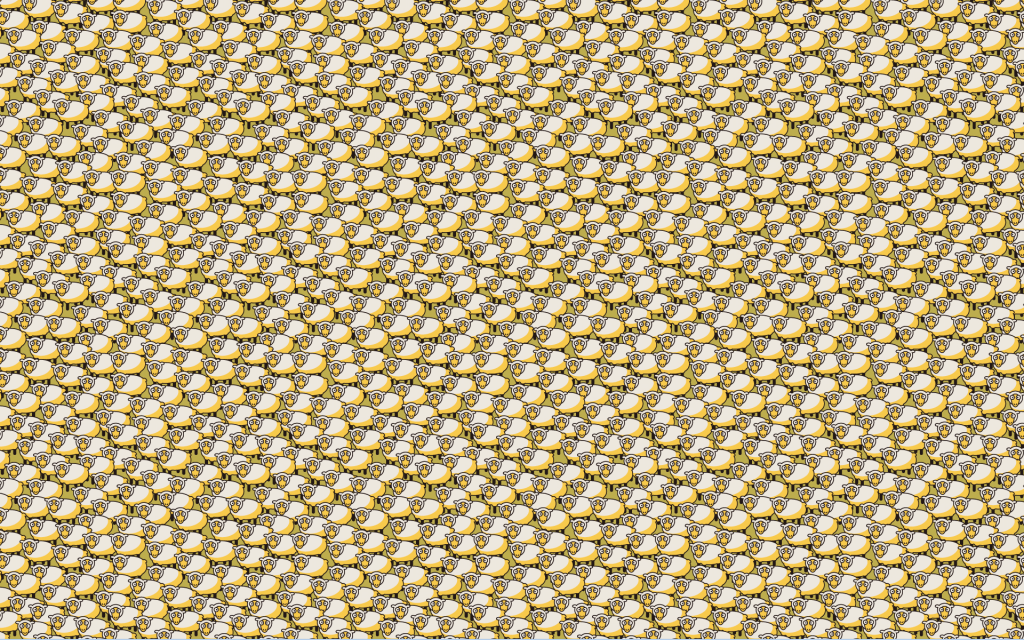 可爱卡通平铺背景