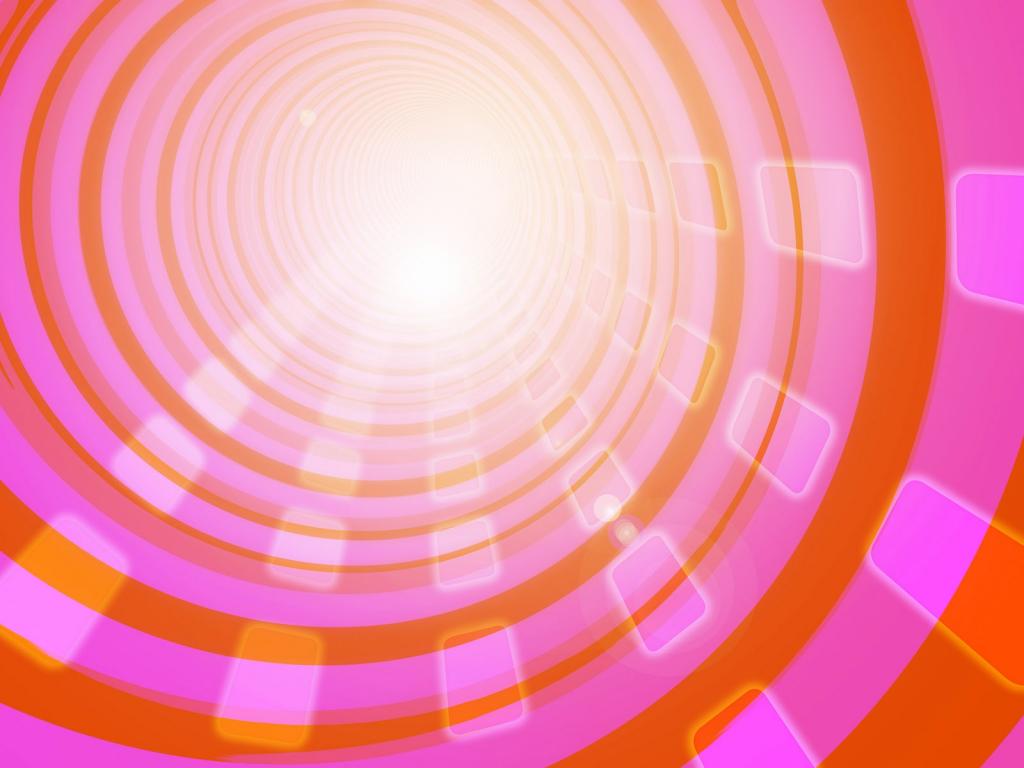 梦幻的五彩图案