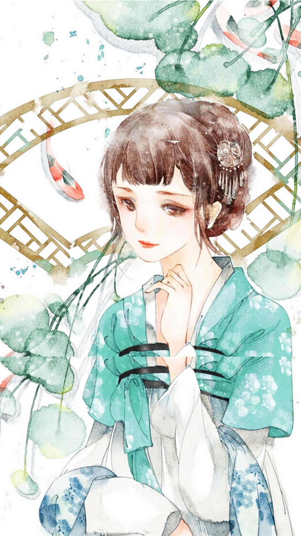 古风美女插画合集