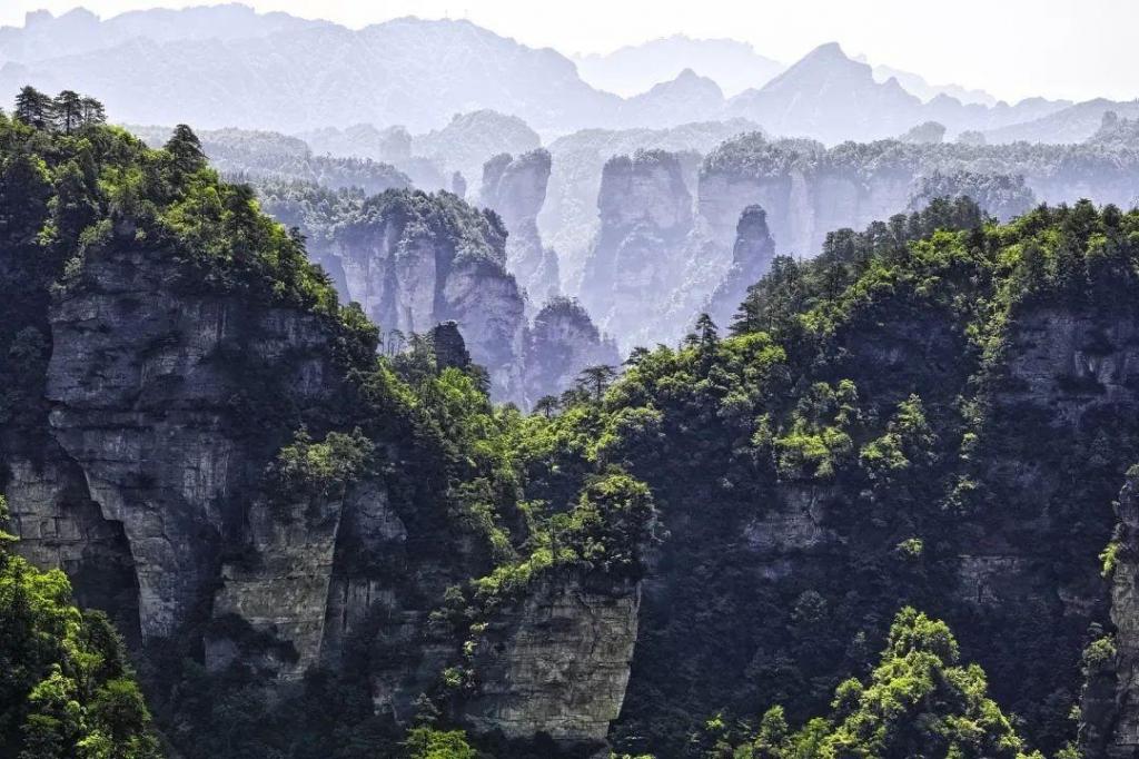 最佳旅行地湖南张家界仙境