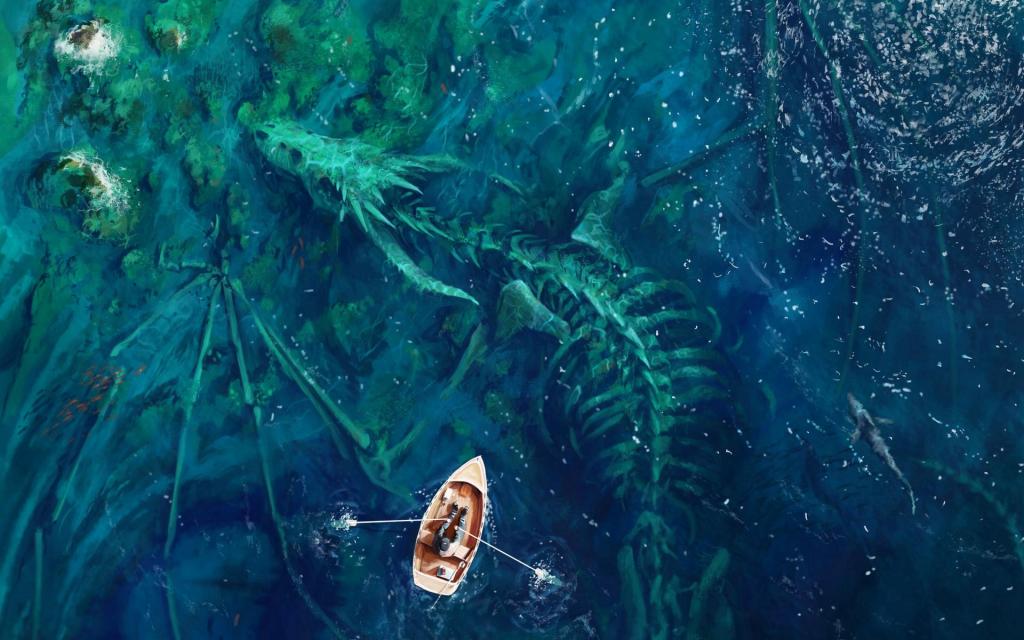 日系动漫场景绝美手绘插画