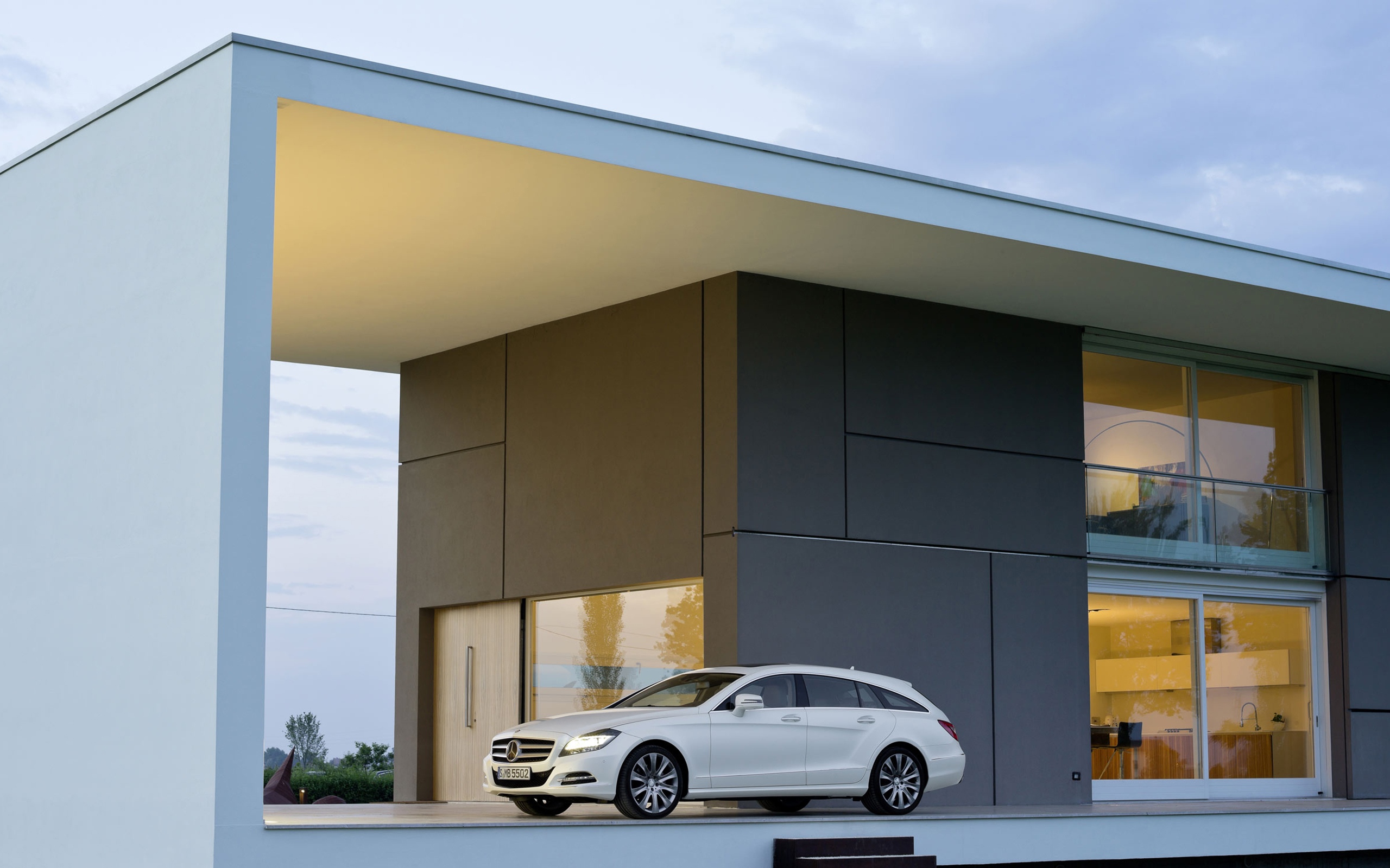 奔驰cls级猎装版汽车,高清图片,电脑桌面-壁纸族