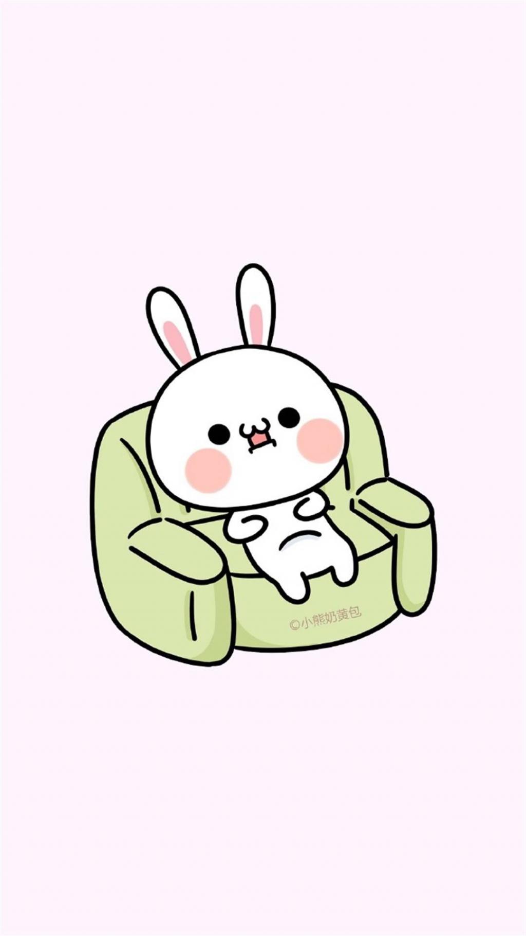 可爱卡通动物萌背景