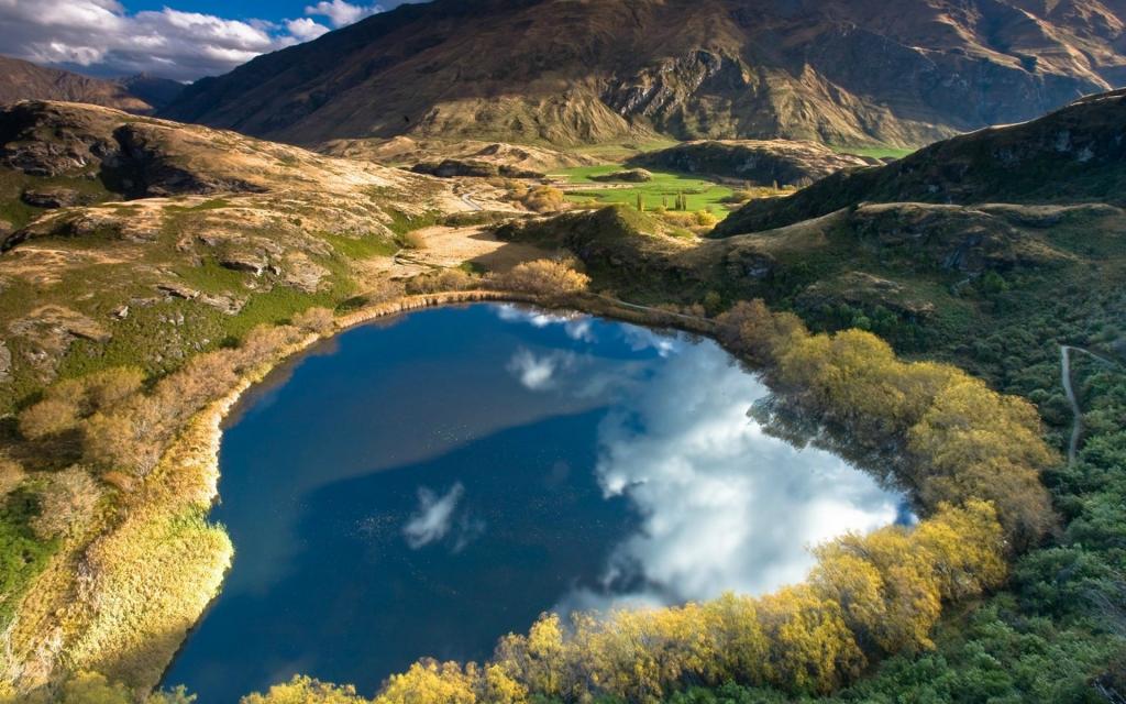 美丽的湖光山色