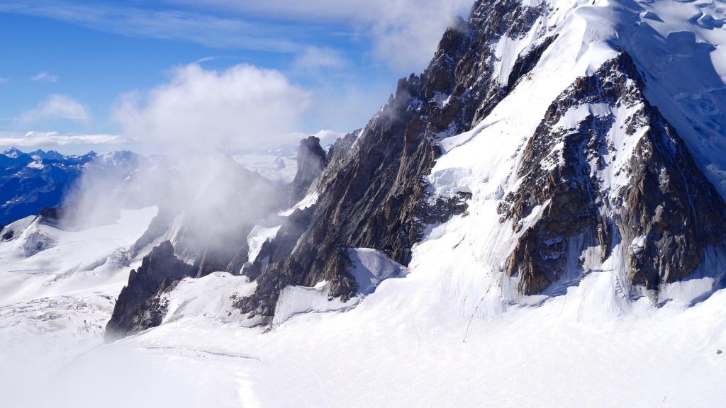 唯美法国霞慕尼白朗峰自然风景