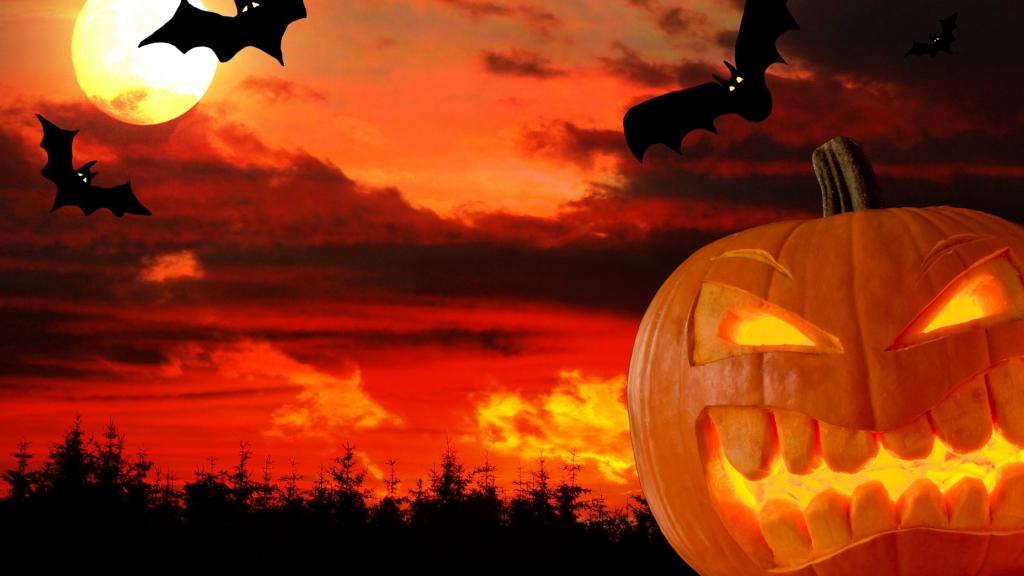 万圣节的南瓜灯