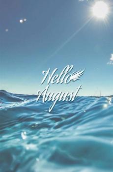 创意你好八月风景-1