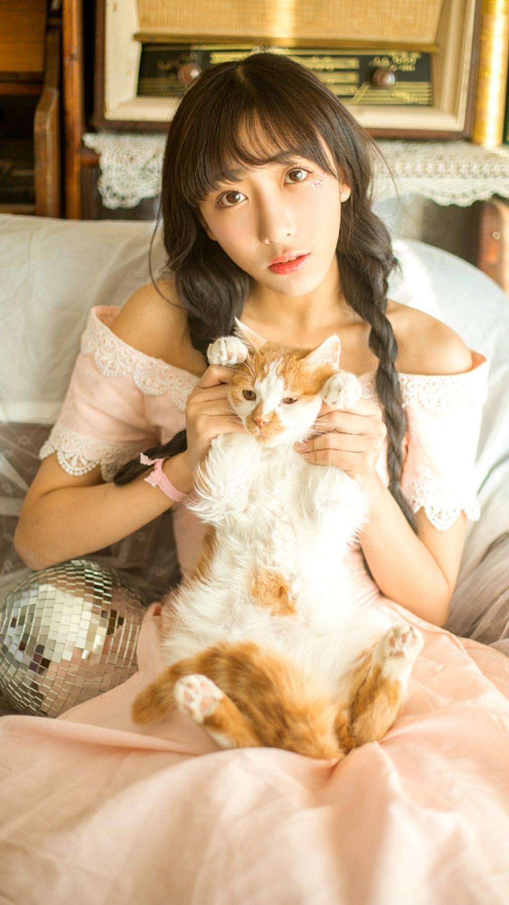 美腿可爱双马尾邻家少女写真