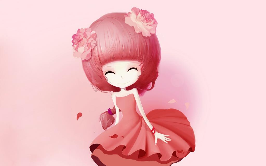 花花公主卡通女孩