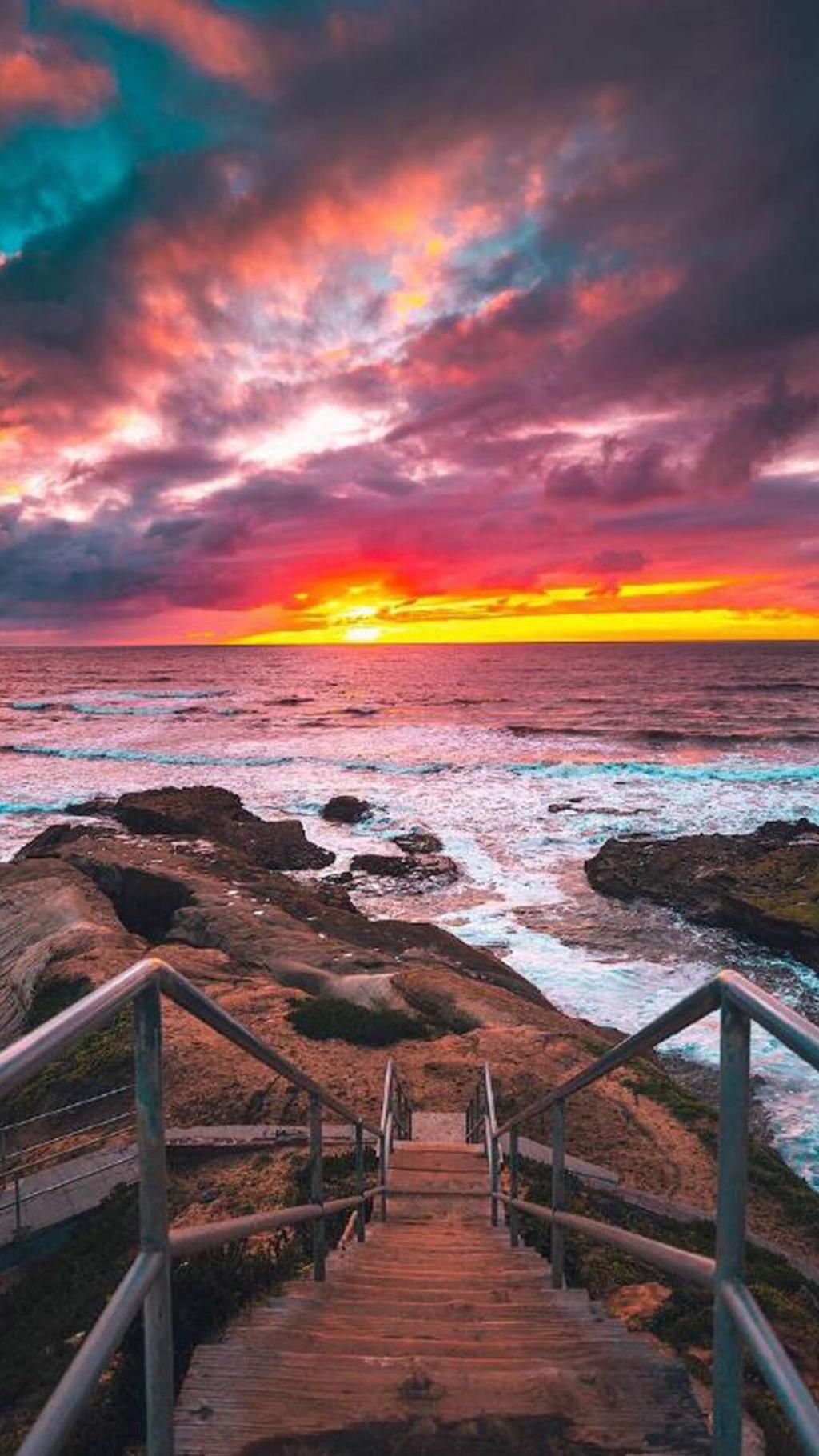 唯美的晚霞风景