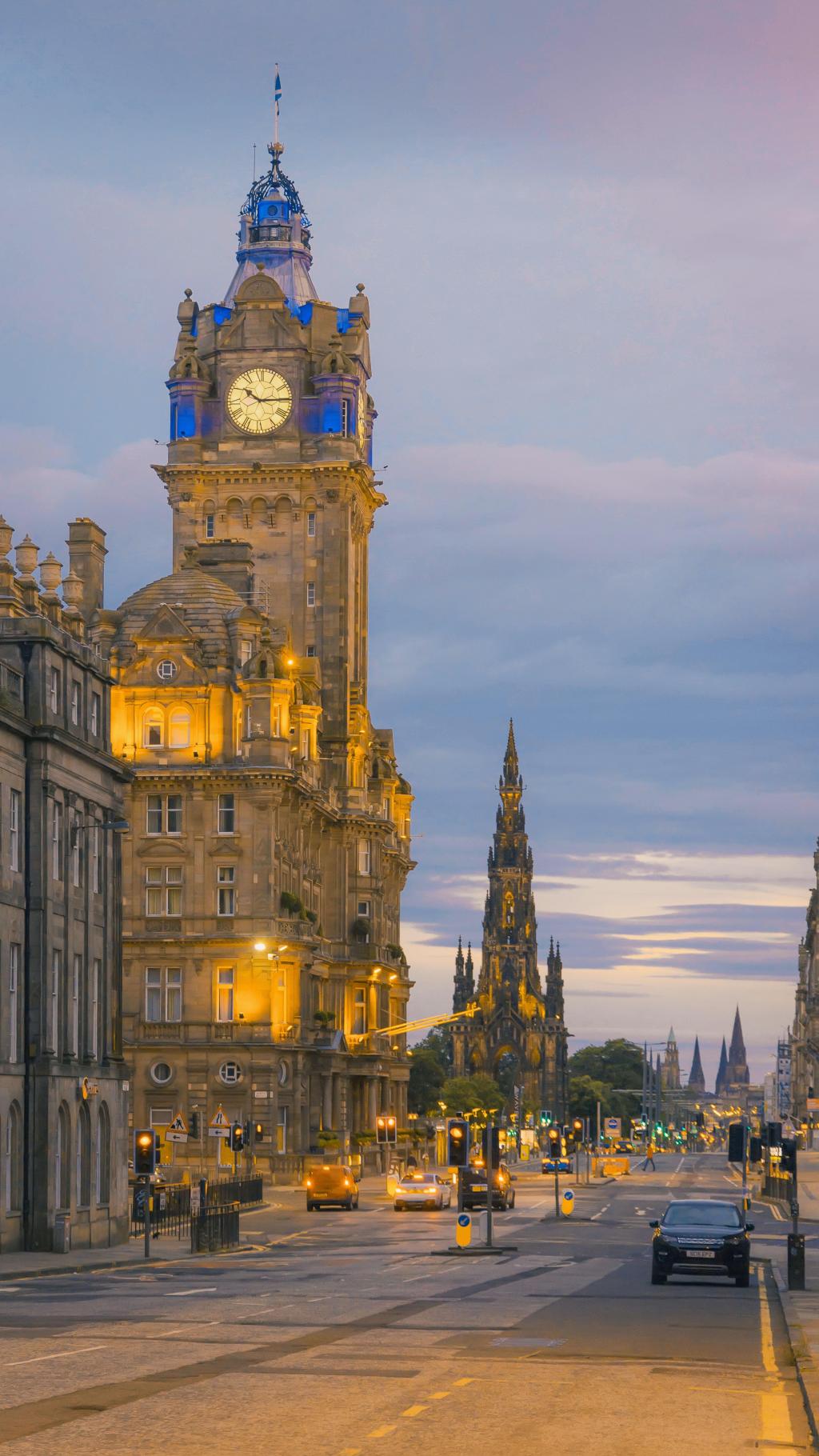 爱丁堡唯美黄昏美景