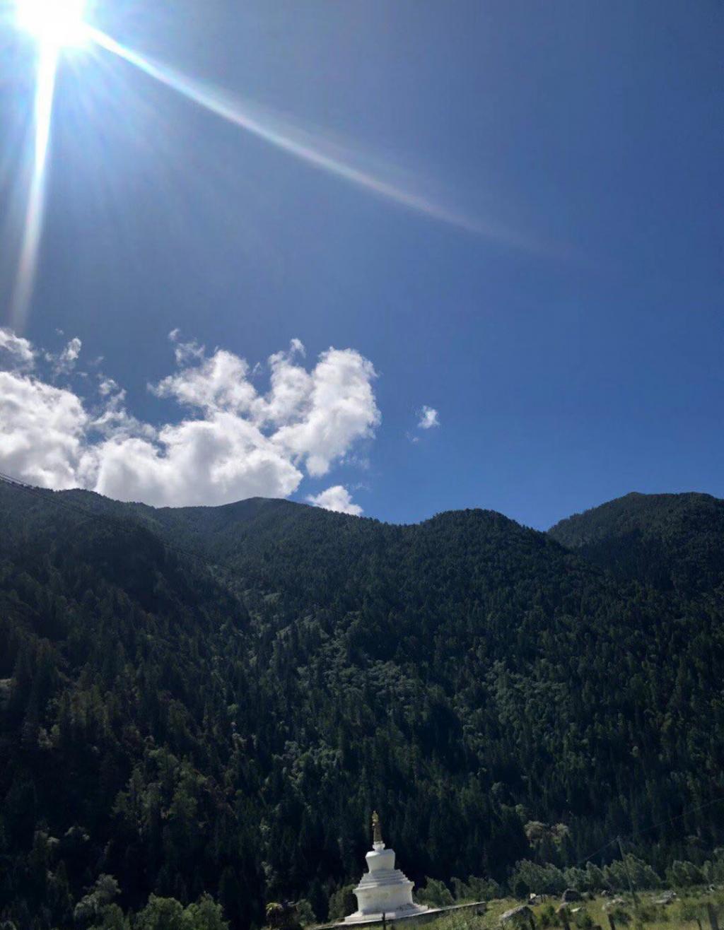 享受自然的唯美风景