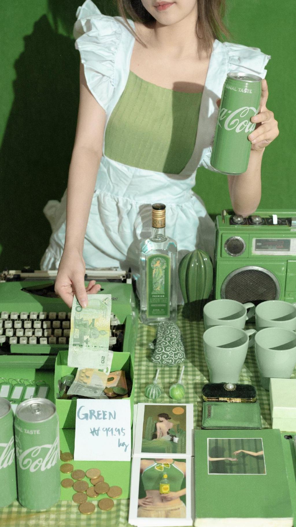 色彩杂货铺创意摆拍