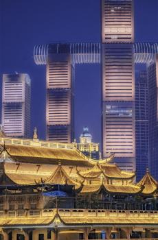 中国重庆魔幻都市森林美景写真-2