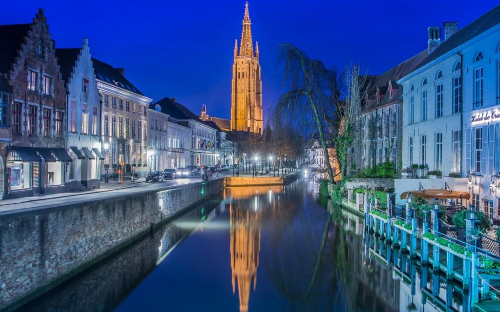 比利时布鲁日城市风景