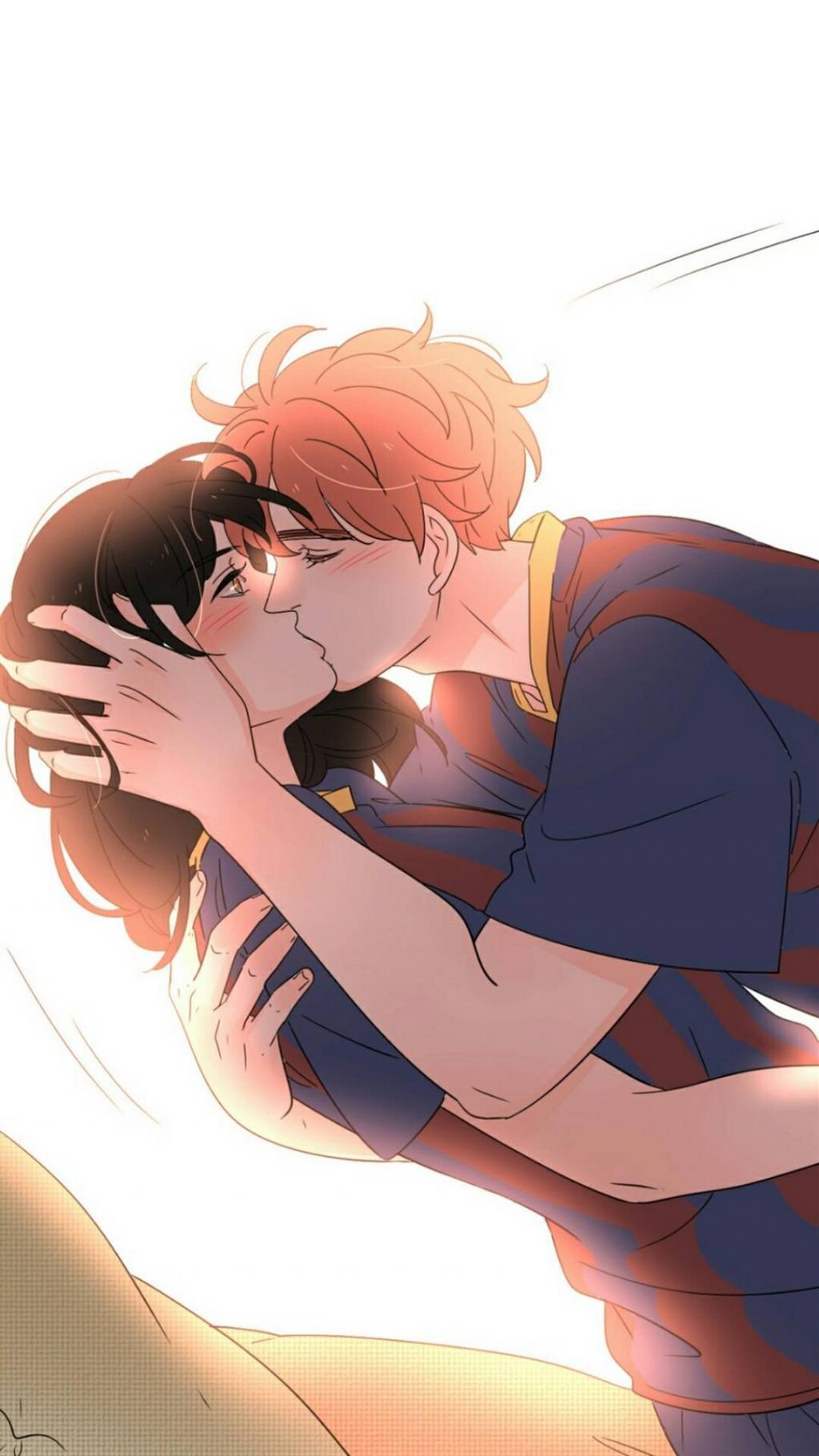 手绘甜蜜情侣插画