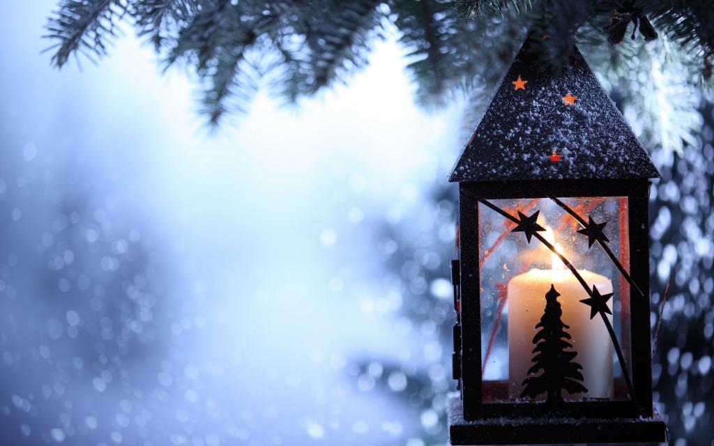 圣诞节装饰油灯