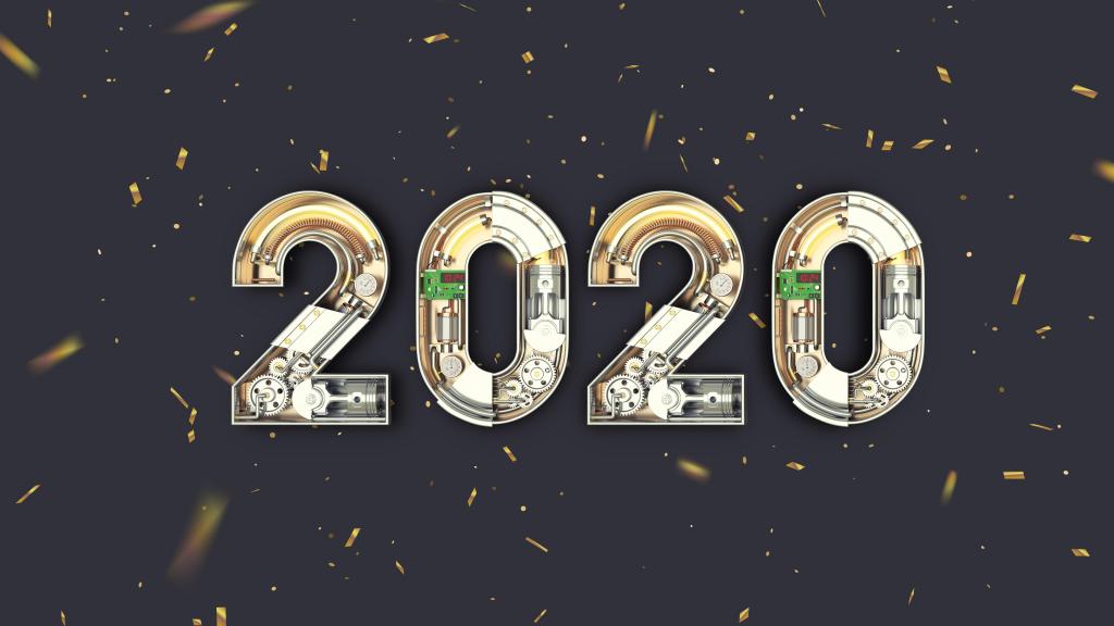 2020鼠年创意数字设计