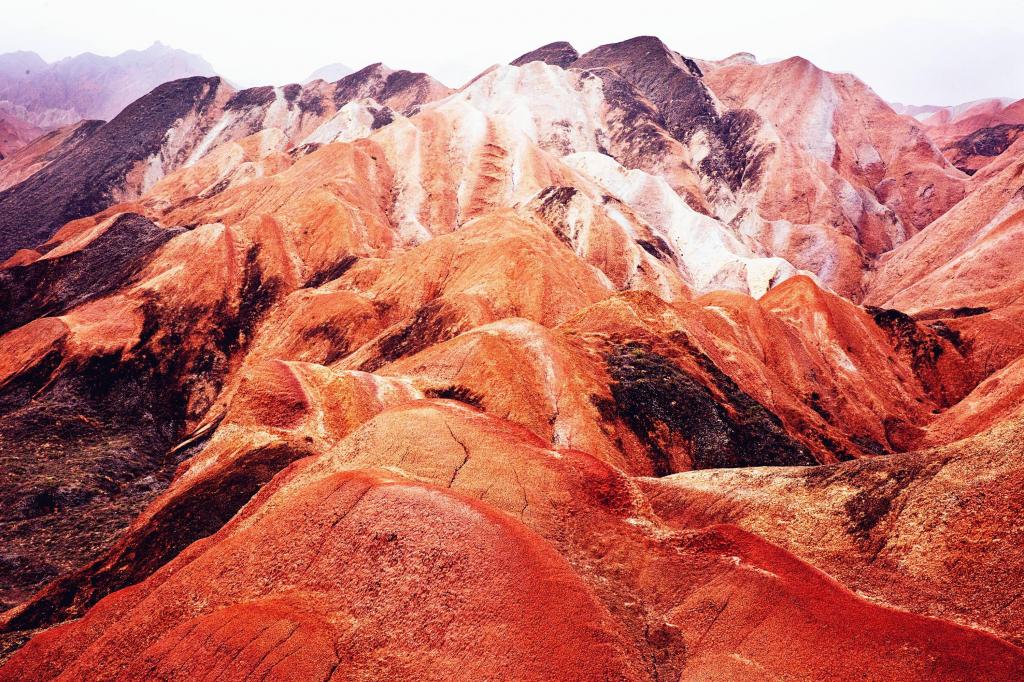 张掖丹霞地貌风景