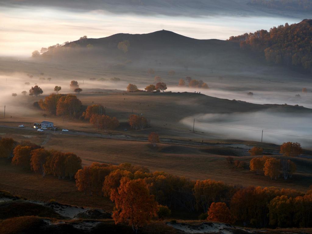 坝上草原迷人仙境风光
