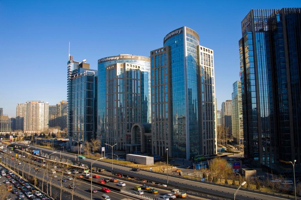 北京东三环绚丽街景