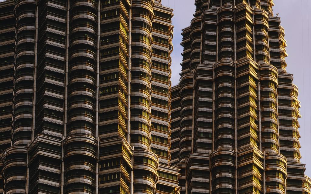 宽屏都市高大建筑大厦