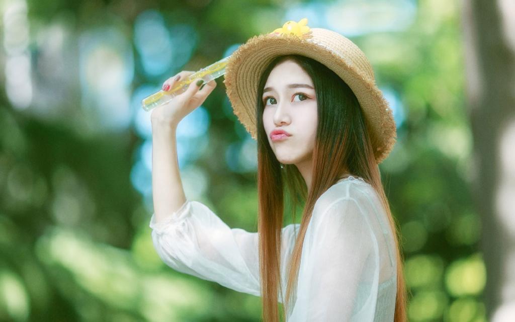 唯美女生小清新户外写真