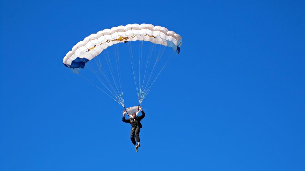 高空跳伞运动图片
