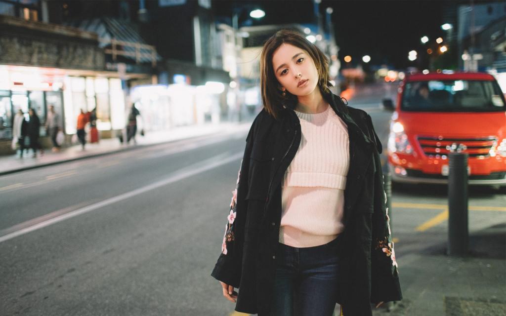 时尚清新的古力娜扎