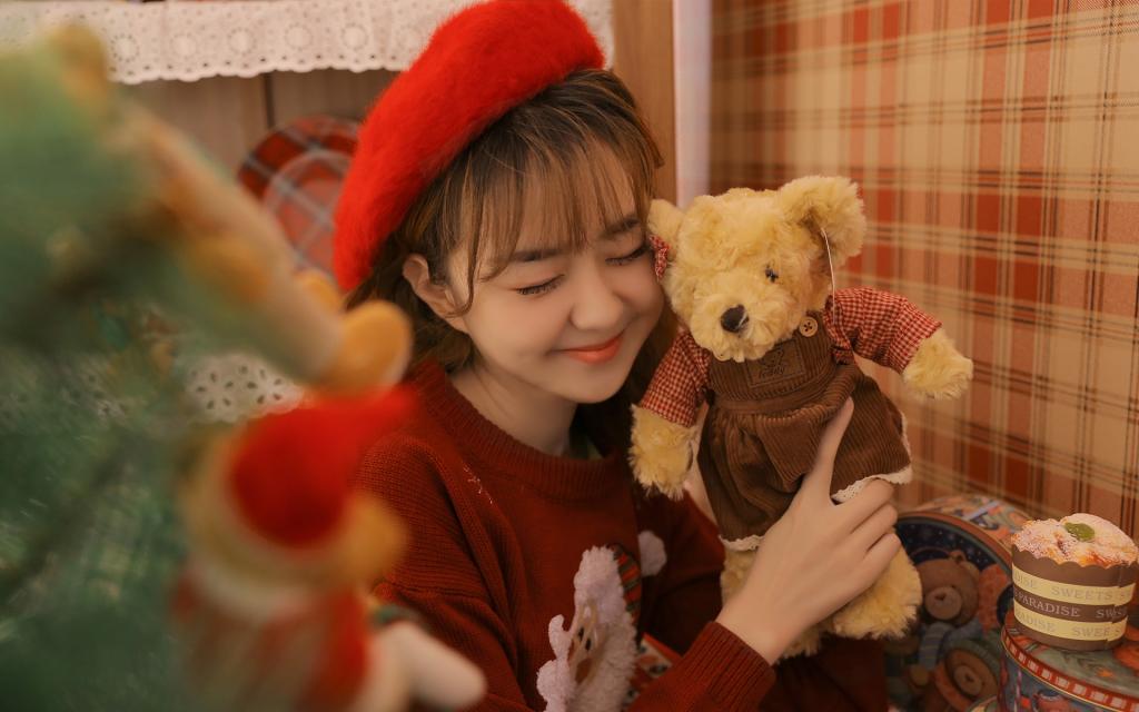 圣诞美女cos写真