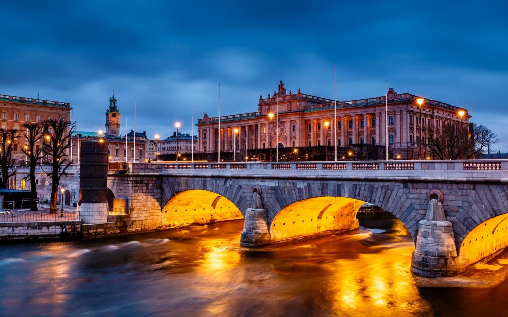 夜色撩人的斯德哥尔摩