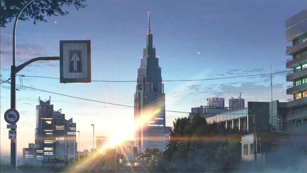 《你的名字》动画场景