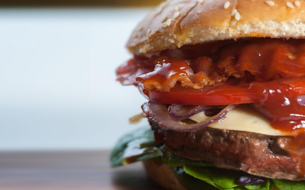 美味西餐汉堡包