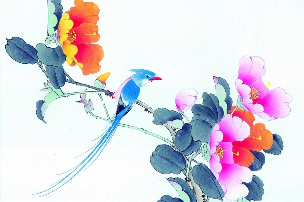 工笔花鸟画