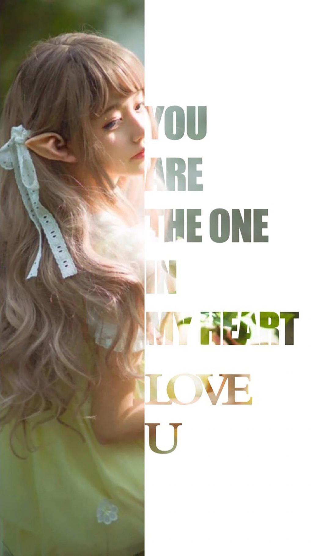 创意美女头像英文文字