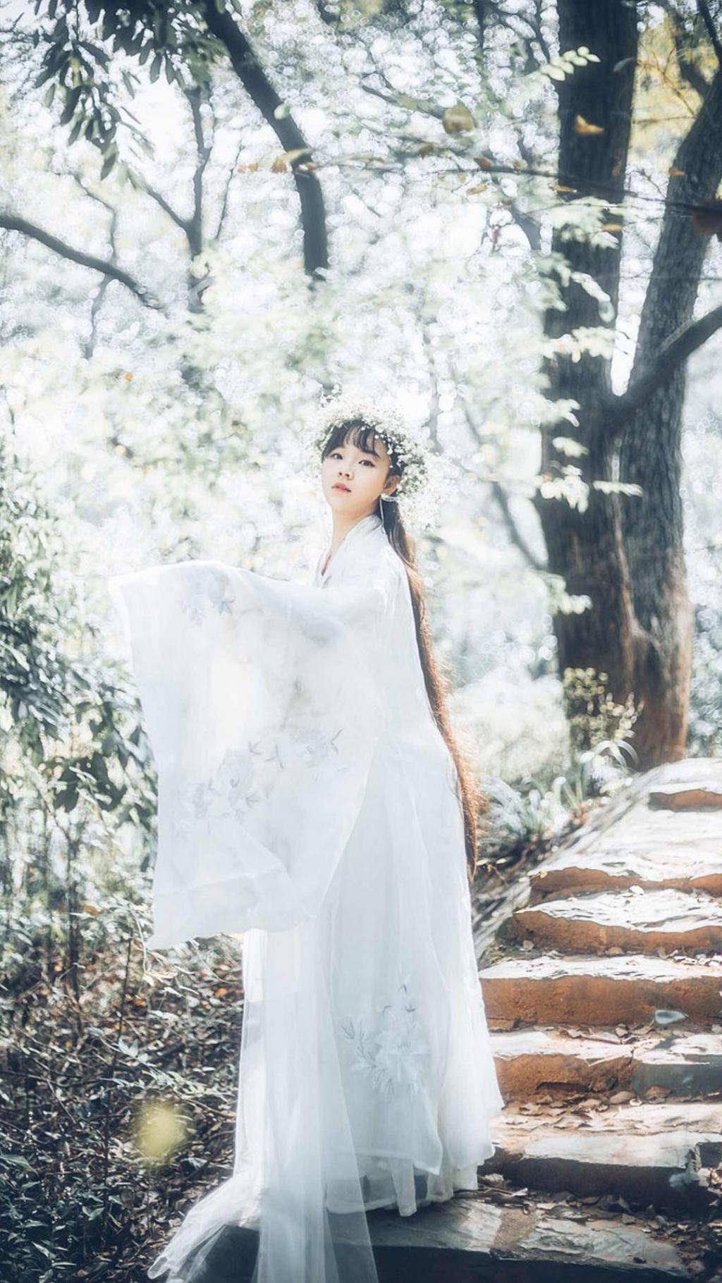 清新婉约古风小美女