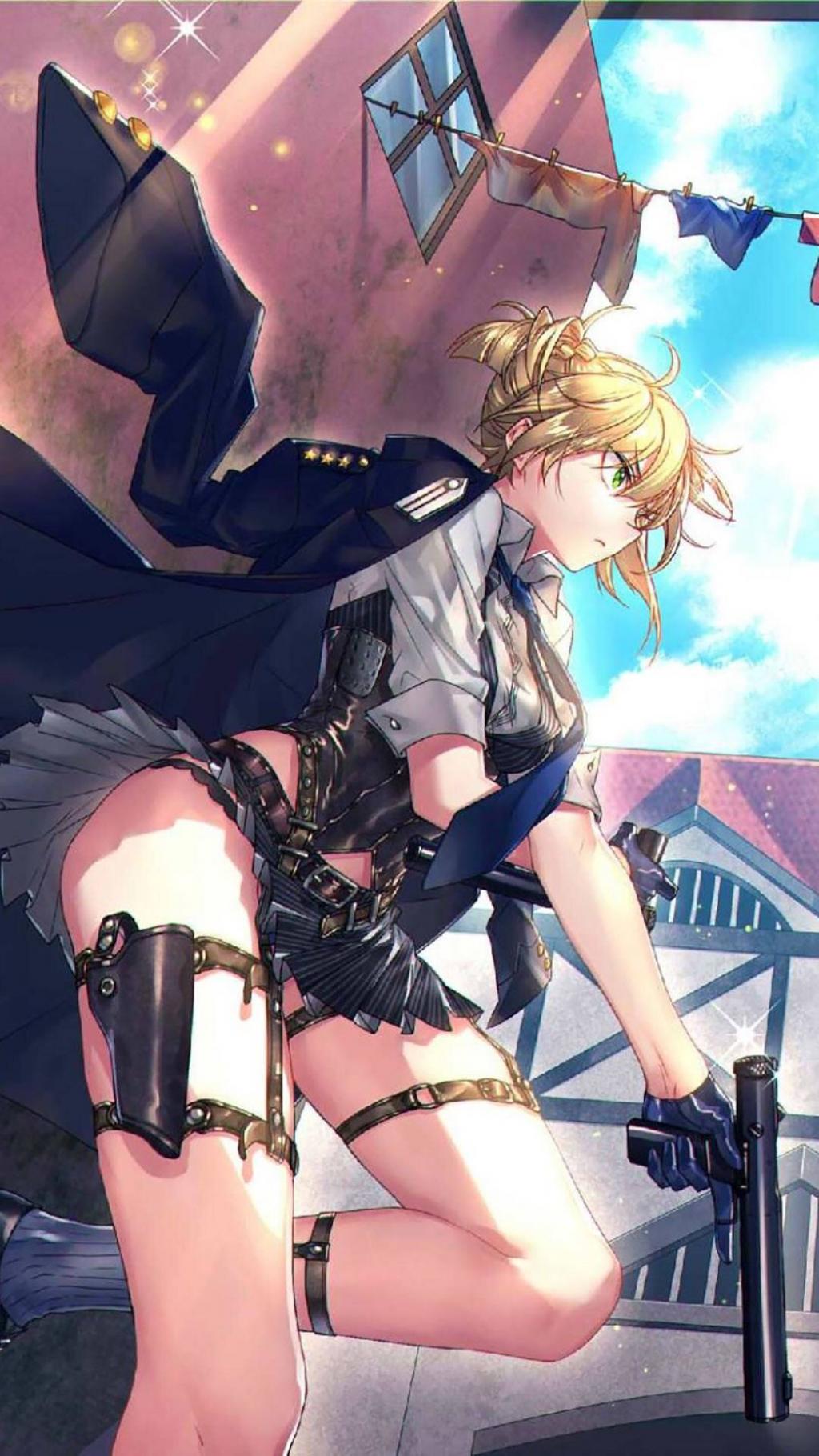 二次元帅气机械少女