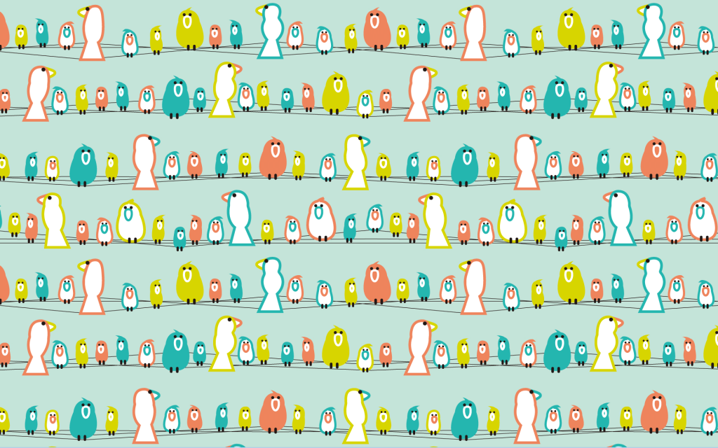 可爱卡通平铺背景