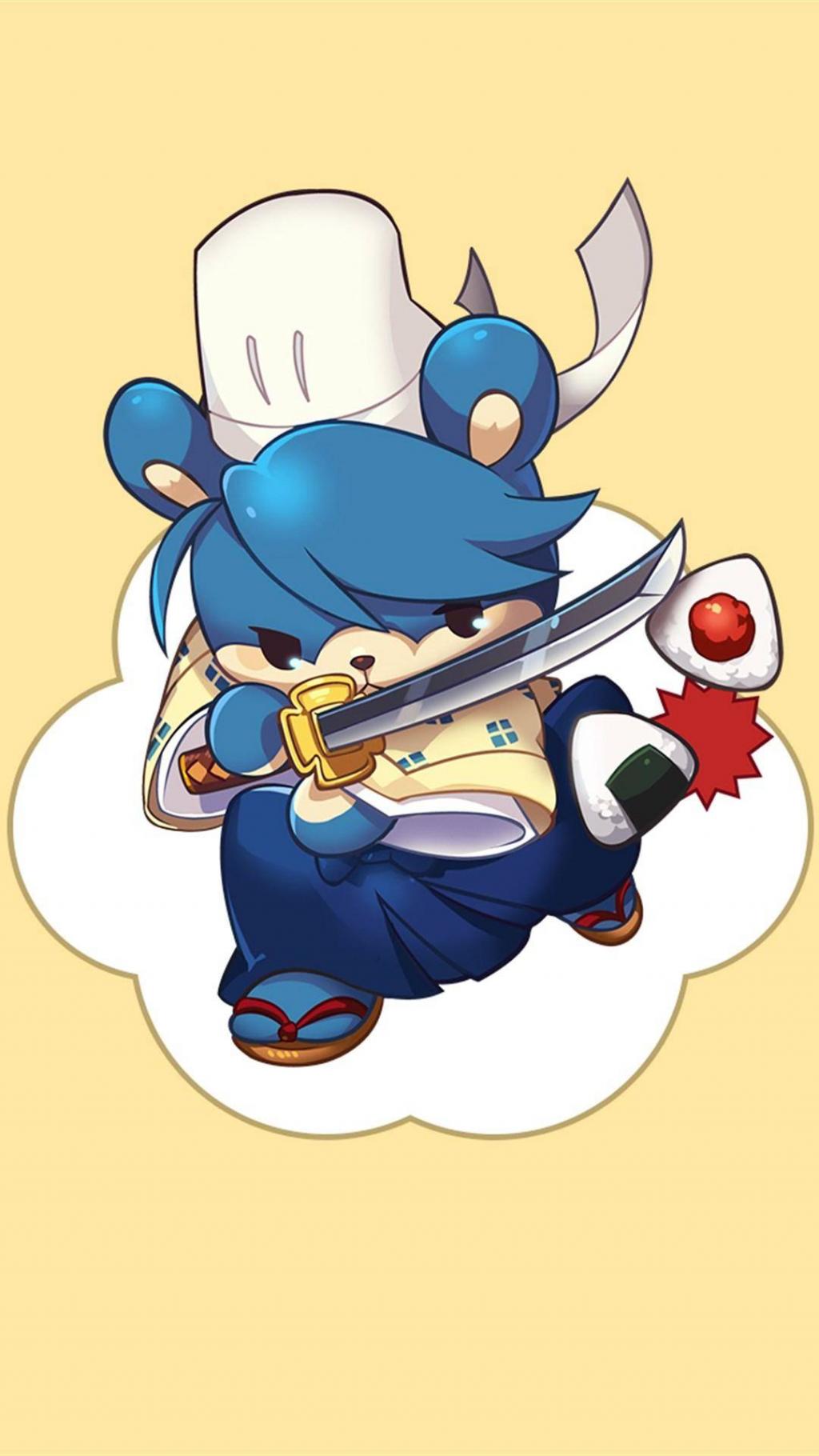 可爱卡通小熊料理